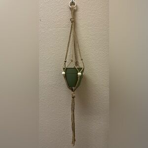 🪴Macrame Plant Hanger-Tan 30 inches
